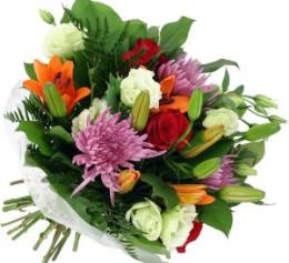 Photo of flowers: European Hand Tied Bouquet