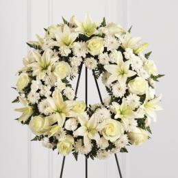 Photo of flowers: Treasured Tribute Wreath